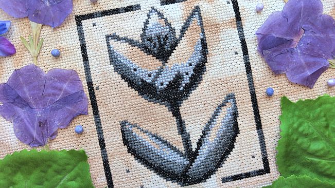 Aster Pebble and the Case of Bad Bureaucracy - Cross Stitch Zine