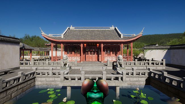 VR Chinese Garden Tour (HD): Flying as a dragonfly