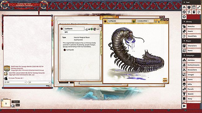 Fantasy Grounds - Pathfinder(R) for Savage Worlds: Curse of the Crimson Throne - Book 4: A History of Ashes