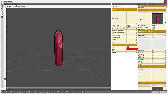RPG Developer Bakin Glowing Crystal Pack