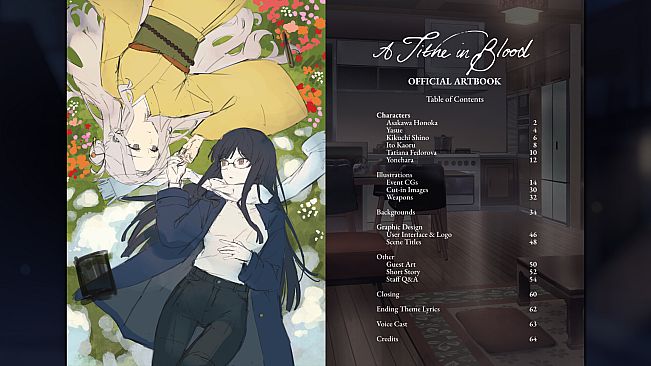 A Tithe in Blood - Official Artbook