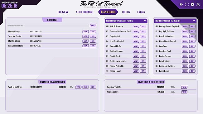 Hedge Fund Manager Simulator MMO