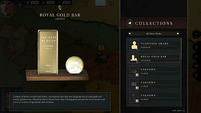 Suzerain: Rizia Pre-Order Bonus & Royal Gold Bar