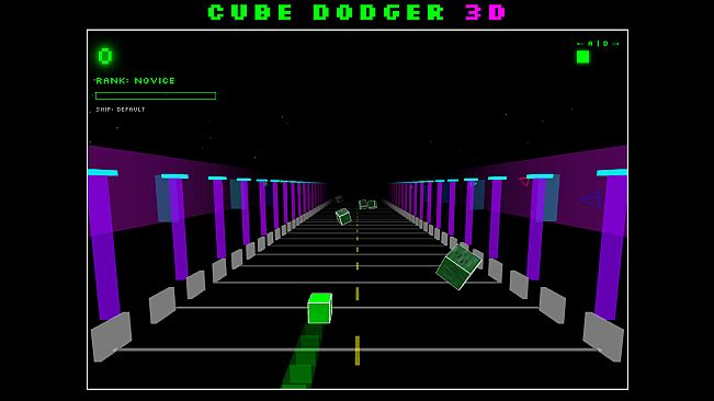 Cube Dodger 3D – White Light Road