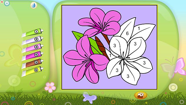 Color by Numbers - Flowers