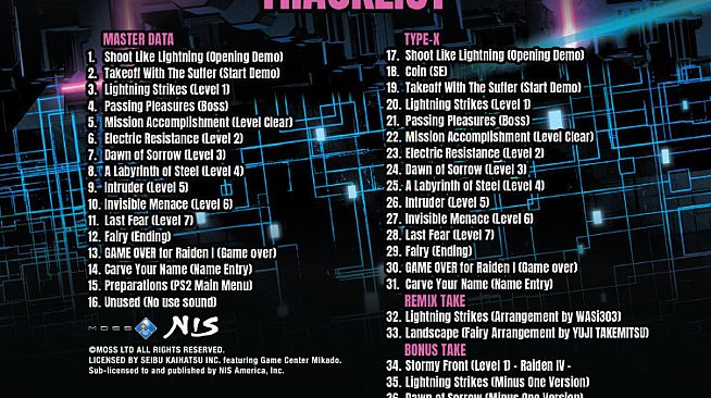 Raiden III x MIKADO MANIAX Soundtrack