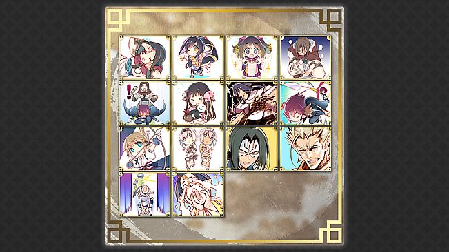 Utawarerumono: ZAN Sticker Set 1