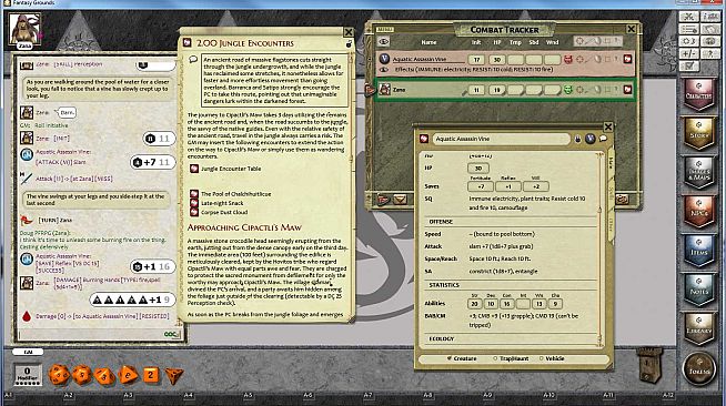 Fantasy Grounds - PFRPG Compatible Adventure: Cipactli's Maw - One on One Adventure #15