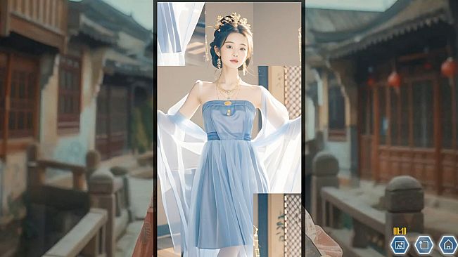 Ancient Style Girl Dynamic Jigsaw Puzzle