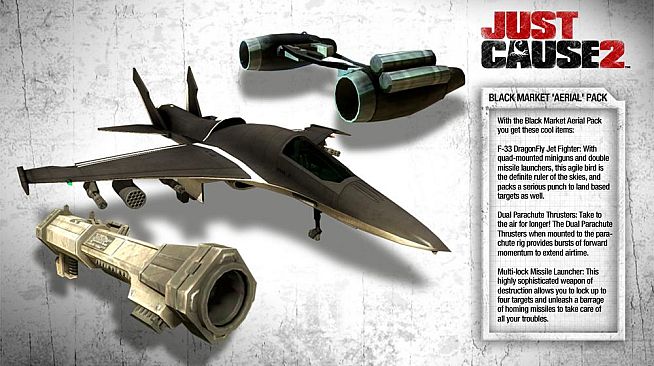 Just Cause 2: Black Market Aerial Pack DLC