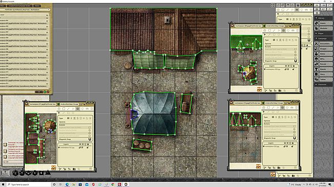 Fantasy Grounds - Pathfinder RPG - GameMastery Map Pack: Marketplace