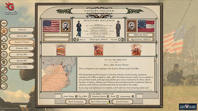 Grand Tactician: The Civil War - Whiskey & Lemons