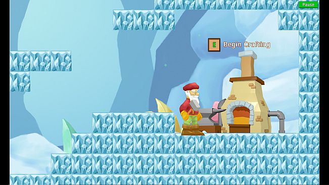 Blacksmith in a Glacier
