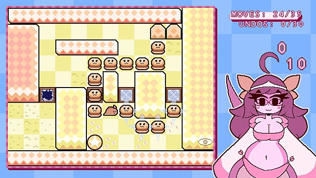 Giant Snake Girl wants The Burger!