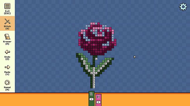 Pixel Cross Stitch - Flower Miniatures Pack