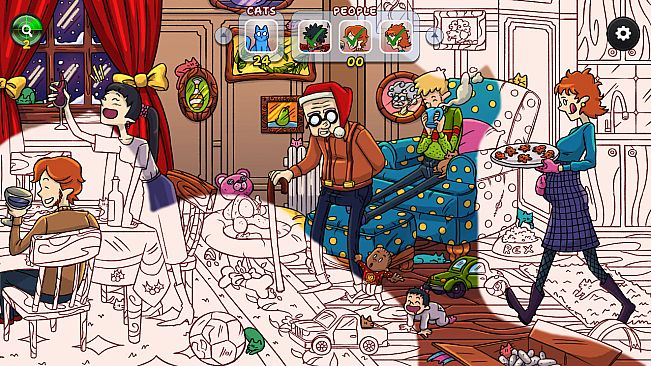 Hidden Cats in Christmas