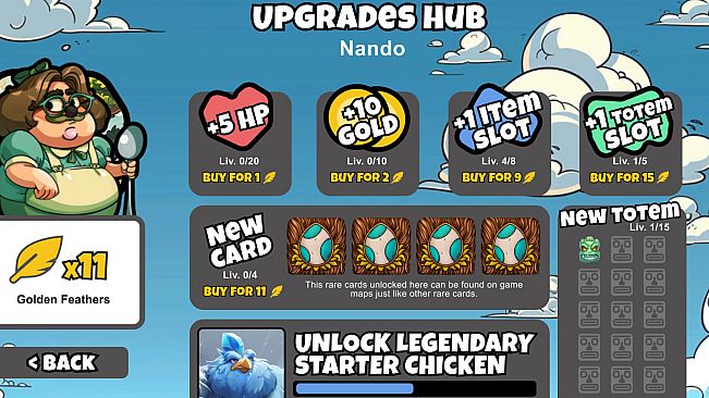 MegaChickens - Deckbuilder Roguelike