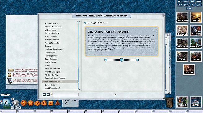 Fantasy Grounds - Hellfrost: Heroes and Villains (Savage Worlds)