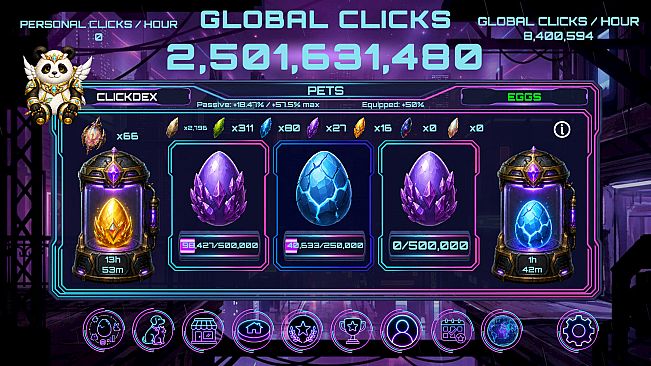Community Button – Egg Incubator (Idle Hatch Slot)