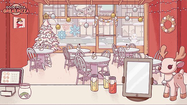 Good Pizza, Great Pizza - Golden Snow Set - Winter 2019 Shop (White)