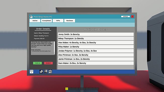 3D Print Shop Simulator