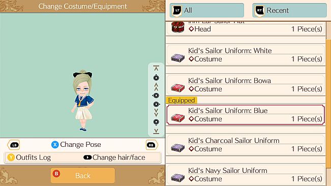 Summer Sailor Set - WorldNeverland - Daily Life in the Elnea Kingdom - Another Life Adventure