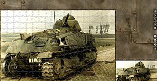 Pixel Puzzles WW2 Jigsaw - Pack: French Tanks