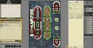 Fantasy Grounds - Pathfinder RPG - Pathfinder Flip-Mat: Bigger Pirate Ship