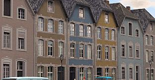 Modelset 1 - Railstation, Houses, Barn