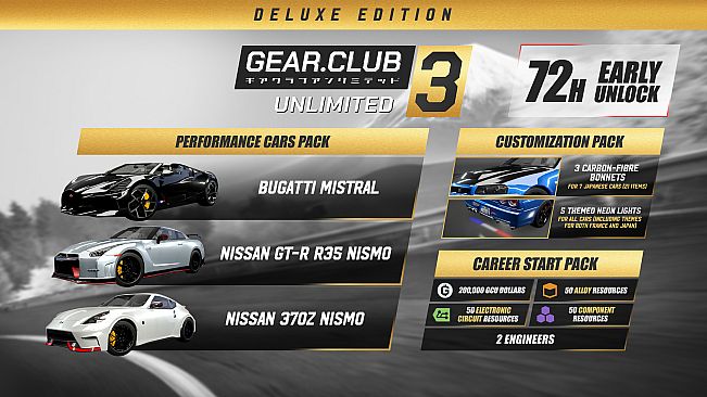 Gear.Club Unlimited 3 - Deluxe Edition