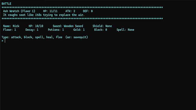 Nick's Text Adventure