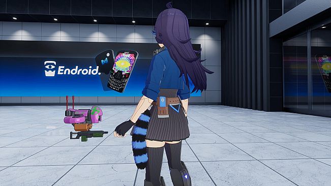 FULL METAL SCHOOLGIRL - Accessory: "Blue Raccoon Tail"