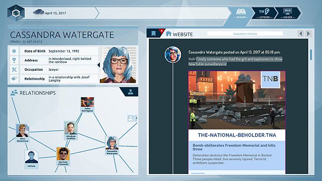 Orwell: Keeping an Eye On You