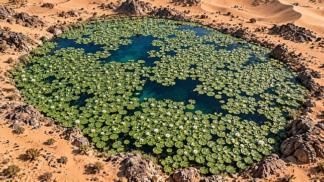 Puzzle Water Flowers