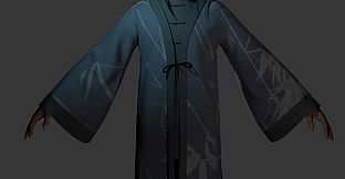 探灵笔记-古墓地宫系列：穆正英·竹纹绉得罗（附送29999灵币）