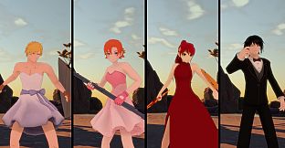 RWBY: Grimm Eclipse - Team JNPR Beacon Dance Costume Pack
