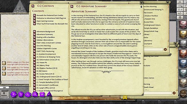 Fantasy Grounds -  Beneath the Festered Sun (PFRPG)
