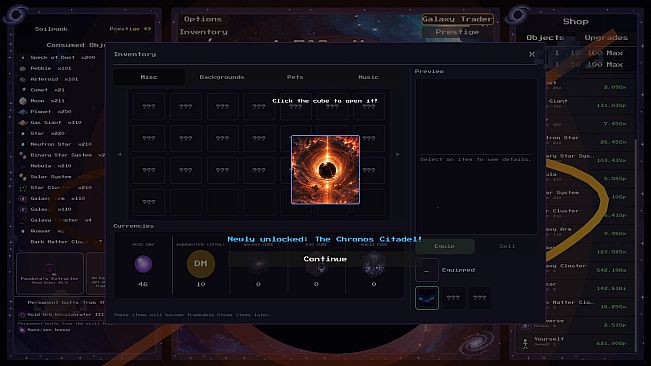 VOID CLICKER: Infinite Prestige