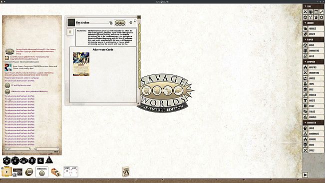 Fantasy Grounds - Supers Powers SWADE Adventure Deck Cards