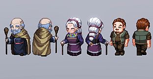 RPG Developer Bakin Vibrato NPC PIXEL PACK Vol.1