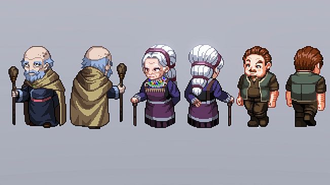 RPG Developer Bakin Vibrato NPC PIXEL PACK Vol.1