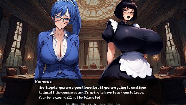 Dominated by: Yandere Goth Maid