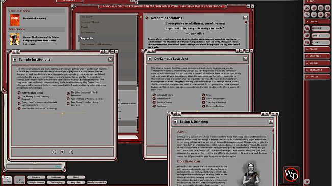 Fantasy Grounds - Hunter: The Reckoning - Alma Maters