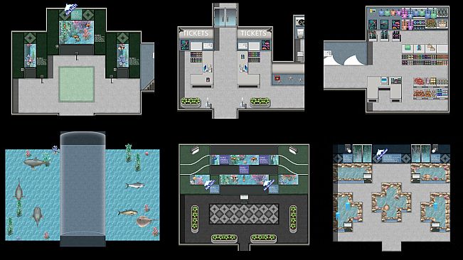 RPG Maker MZ - KR Aquarium Tileset