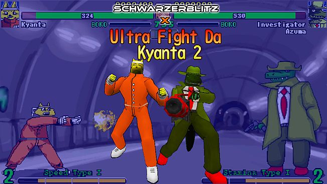 Schwarzerblitz - Ultra Fight Da ! Kyanta 2 Collaboration Costumes