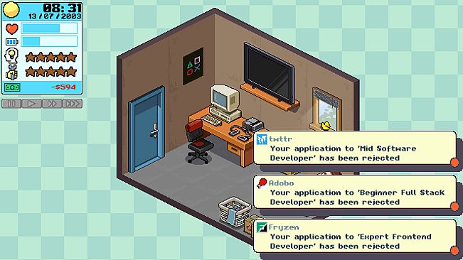 Commitment: Software Developer Life Simulator