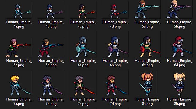 RPG Maker MV - MT Tiny Tales Battlers - Magitek Dynasty