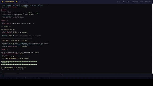 Silverbrook: a Text-Based RPG