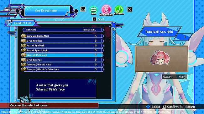 Neptunia Virtual Stars - Game Club Project Pack