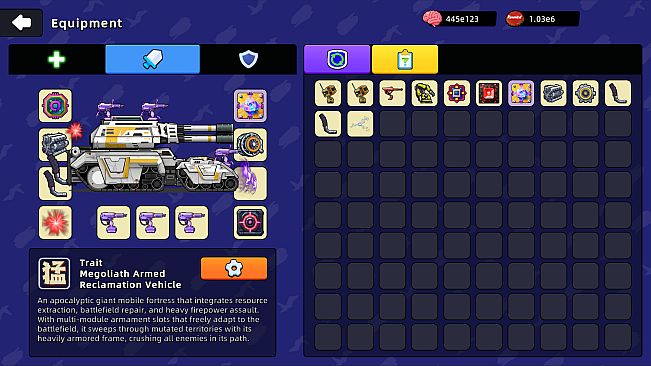 Bomb Vehicle The Idle Clicker - Megoliath Armed Reclamation Vehicle